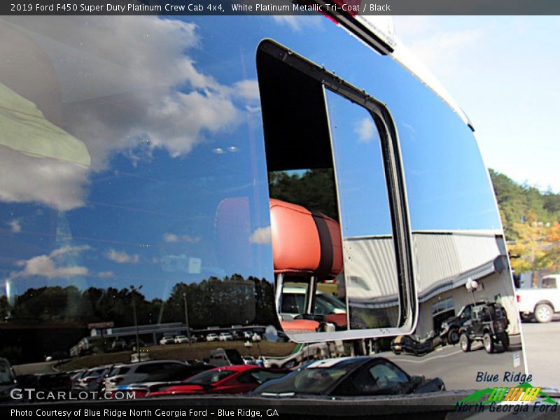 White Platinum Metallic Tri-Coat / Black 2019 Ford F450 Super Duty Platinum Crew Cab 4x4