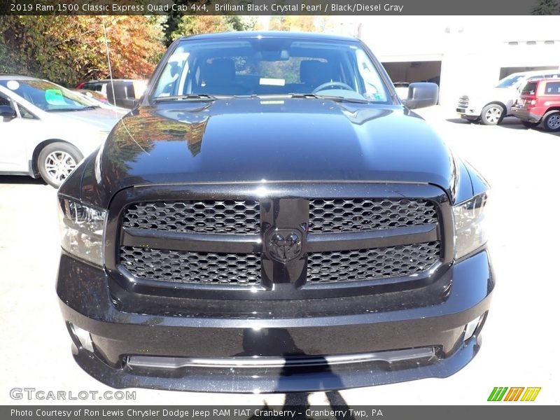 Brilliant Black Crystal Pearl / Black/Diesel Gray 2019 Ram 1500 Classic Express Quad Cab 4x4