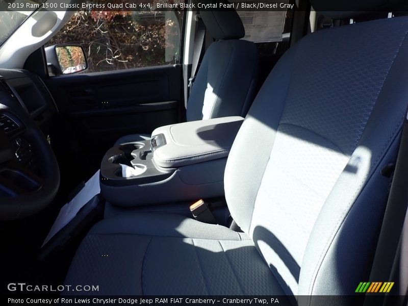 Brilliant Black Crystal Pearl / Black/Diesel Gray 2019 Ram 1500 Classic Express Quad Cab 4x4