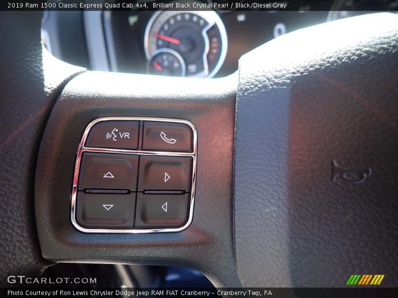 Brilliant Black Crystal Pearl / Black/Diesel Gray 2019 Ram 1500 Classic Express Quad Cab 4x4