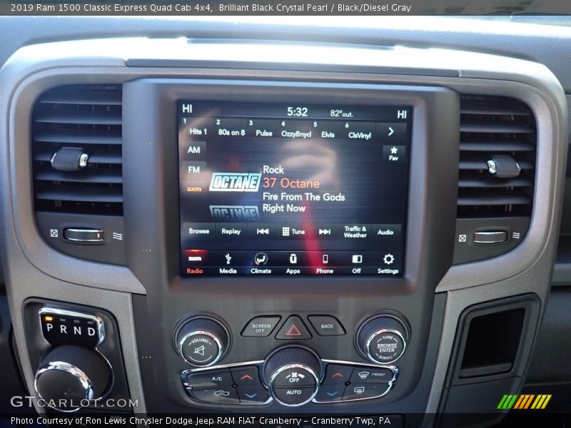 Brilliant Black Crystal Pearl / Black/Diesel Gray 2019 Ram 1500 Classic Express Quad Cab 4x4