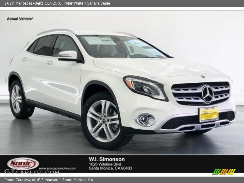 Polar White / Sahara Beige 2020 Mercedes-Benz GLA 250