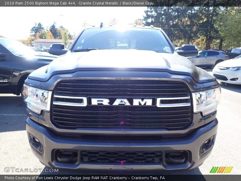 Granite Crystal Metallic / Black/Diesel Gray 2019 Ram 2500 Bighorn Mega Cab 4x4