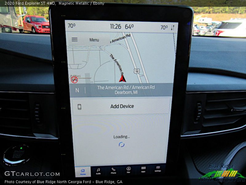 Magnetic Metallic / Ebony 2020 Ford Explorer ST 4WD