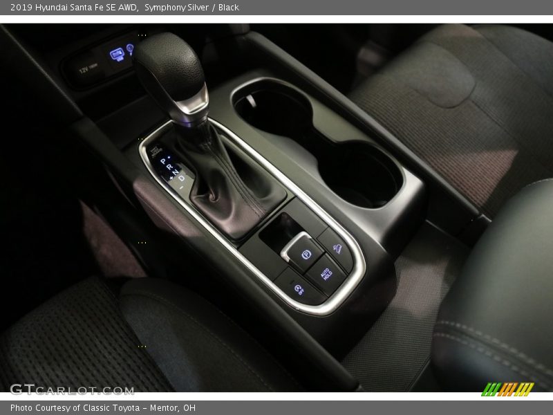 Symphony Silver / Black 2019 Hyundai Santa Fe SE AWD