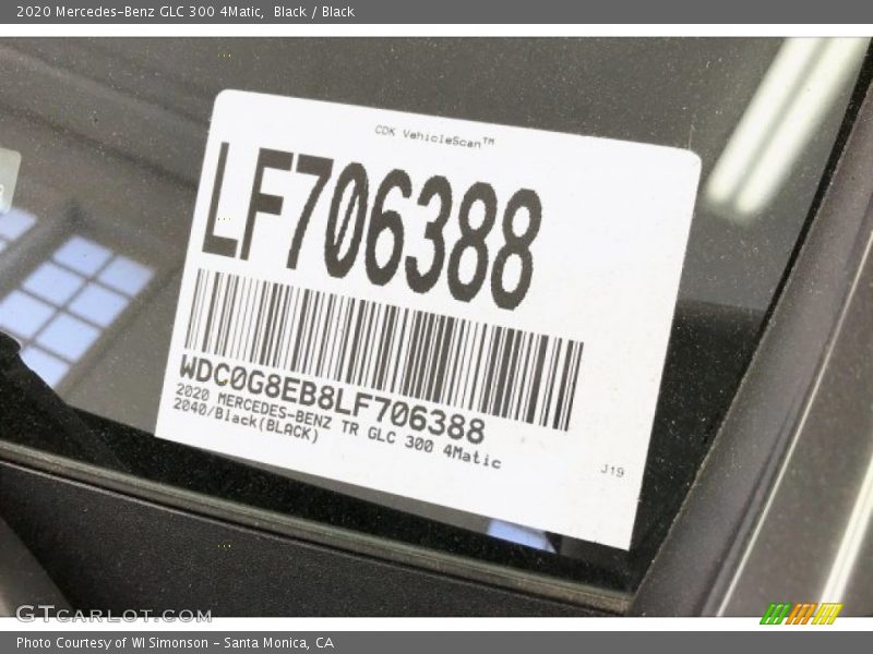 Black / Black 2020 Mercedes-Benz GLC 300 4Matic