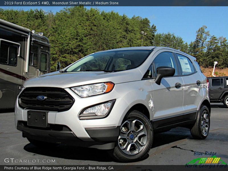 Moondust Silver Metallic / Medium Stone 2019 Ford EcoSport S 4WD