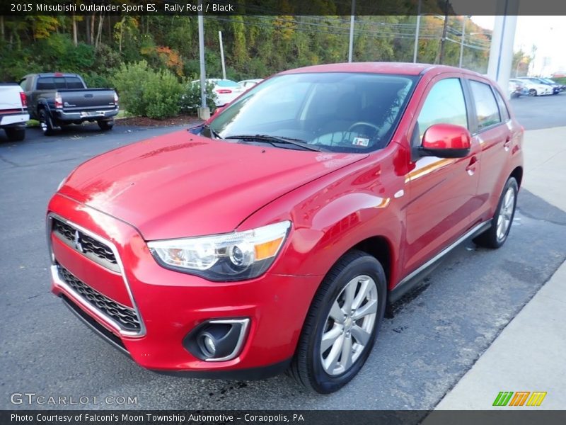Rally Red / Black 2015 Mitsubishi Outlander Sport ES
