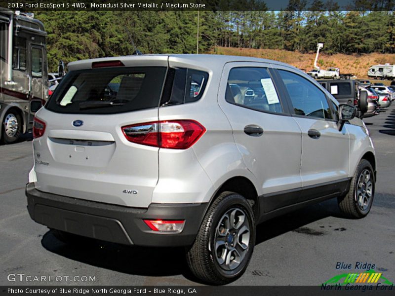 Moondust Silver Metallic / Medium Stone 2019 Ford EcoSport S 4WD