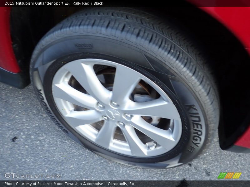 Rally Red / Black 2015 Mitsubishi Outlander Sport ES