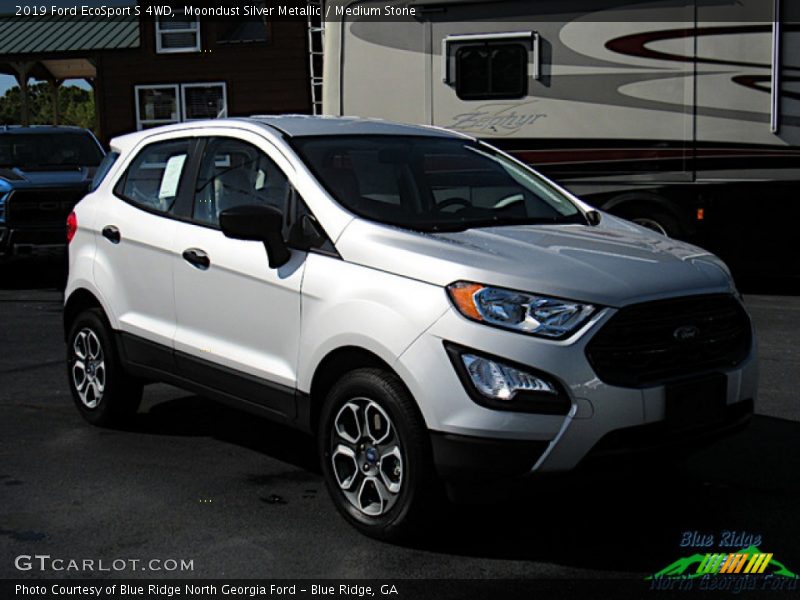 Moondust Silver Metallic / Medium Stone 2019 Ford EcoSport S 4WD