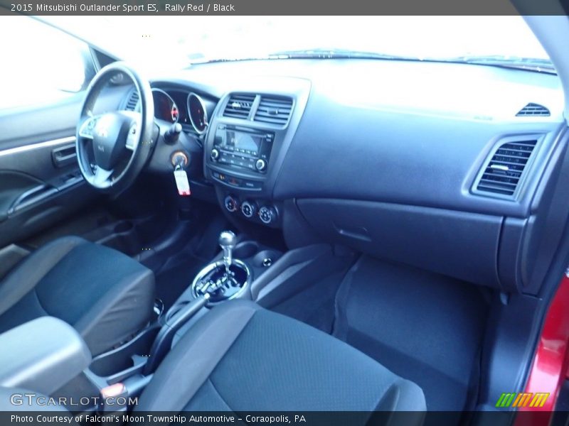 Rally Red / Black 2015 Mitsubishi Outlander Sport ES