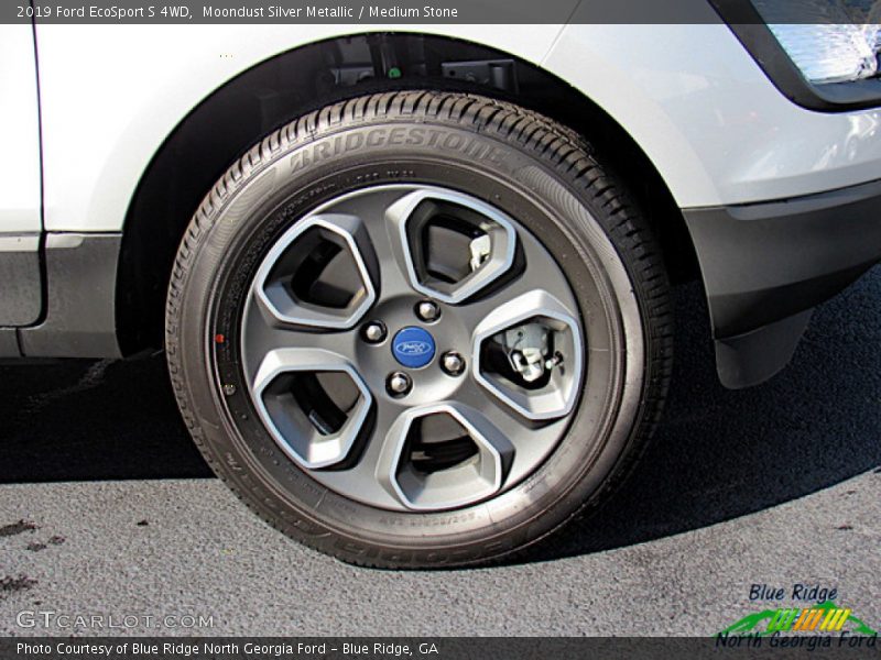 Moondust Silver Metallic / Medium Stone 2019 Ford EcoSport S 4WD