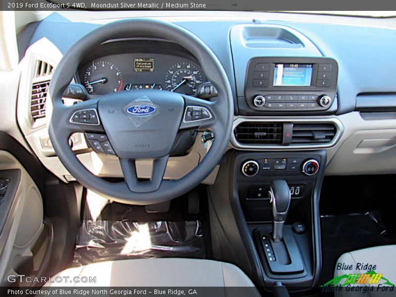 Moondust Silver Metallic / Medium Stone 2019 Ford EcoSport S 4WD