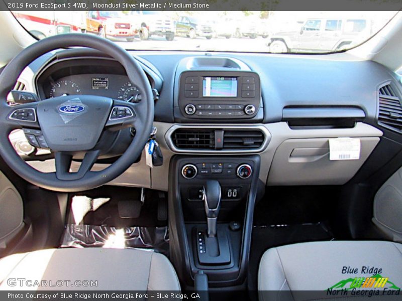 Moondust Silver Metallic / Medium Stone 2019 Ford EcoSport S 4WD
