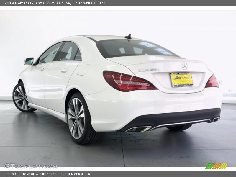 Polar White / Black 2019 Mercedes-Benz CLA 250 Coupe