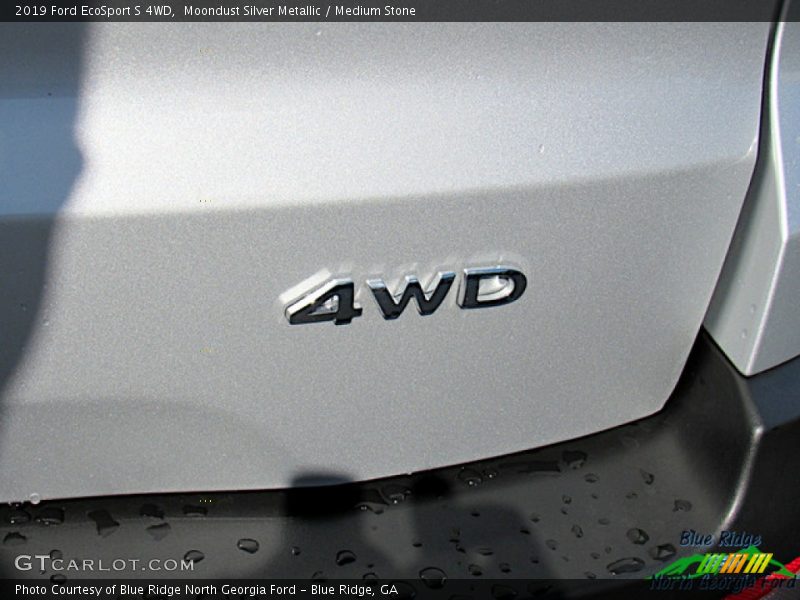 Moondust Silver Metallic / Medium Stone 2019 Ford EcoSport S 4WD