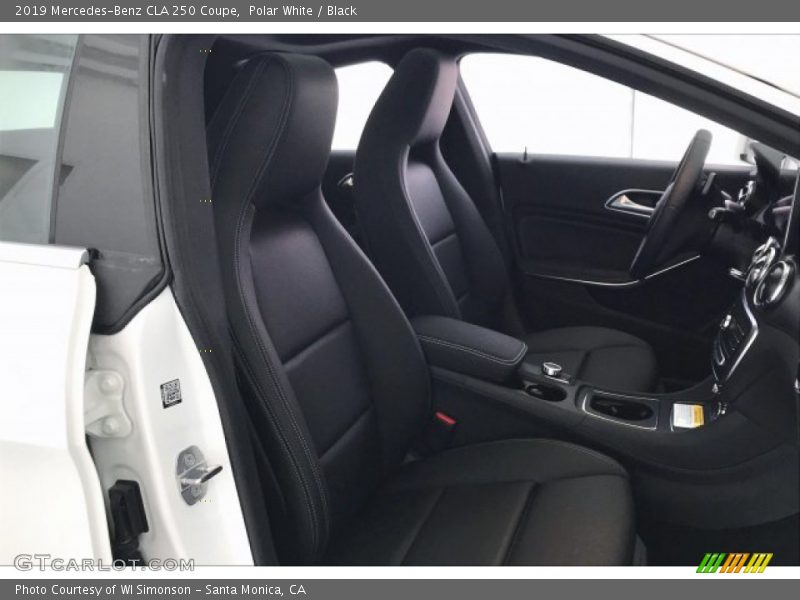 Polar White / Black 2019 Mercedes-Benz CLA 250 Coupe