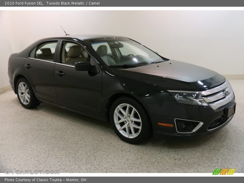 Tuxedo Black Metallic / Camel 2010 Ford Fusion SEL