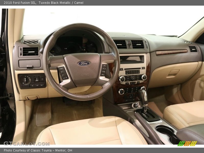Tuxedo Black Metallic / Camel 2010 Ford Fusion SEL