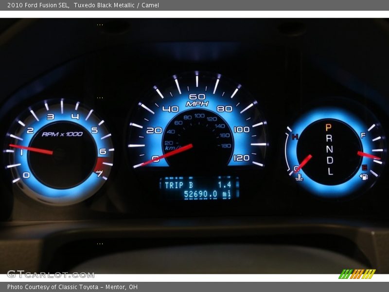 Tuxedo Black Metallic / Camel 2010 Ford Fusion SEL