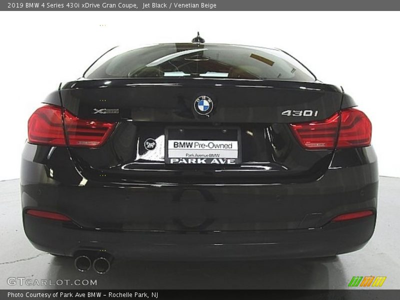 Jet Black / Venetian Beige 2019 BMW 4 Series 430i xDrive Gran Coupe