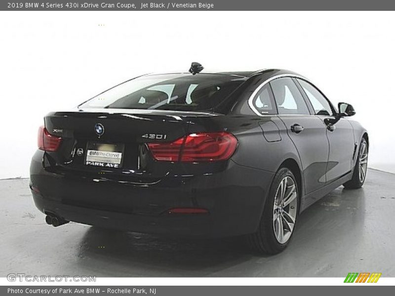 Jet Black / Venetian Beige 2019 BMW 4 Series 430i xDrive Gran Coupe