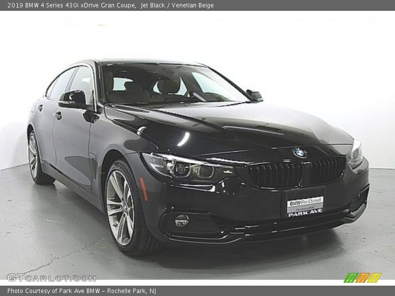 Jet Black / Venetian Beige 2019 BMW 4 Series 430i xDrive Gran Coupe