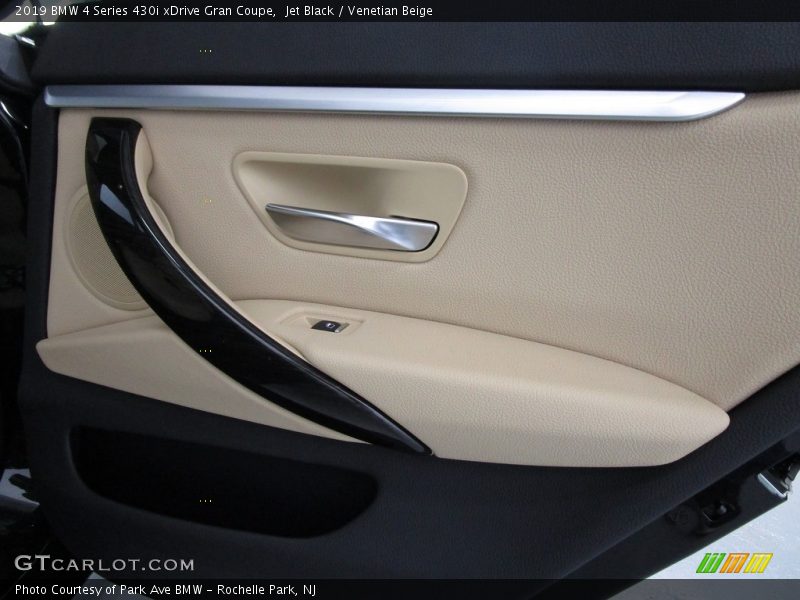 Jet Black / Venetian Beige 2019 BMW 4 Series 430i xDrive Gran Coupe