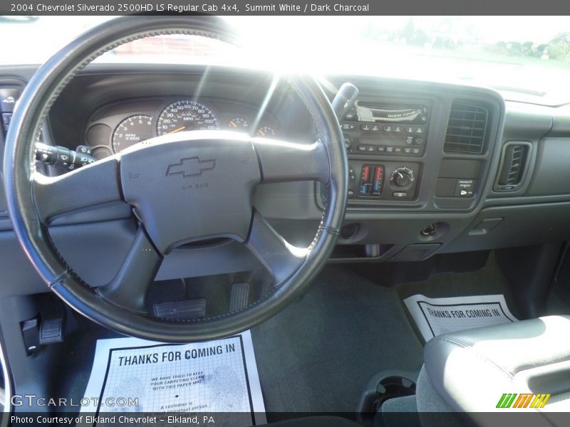 Summit White / Dark Charcoal 2004 Chevrolet Silverado 2500HD LS Regular Cab 4x4