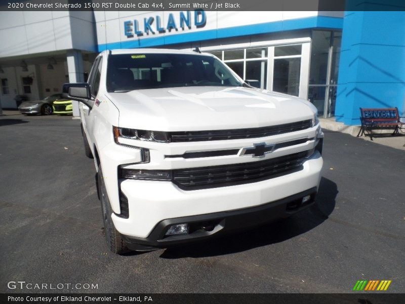 Summit White / Jet Black 2020 Chevrolet Silverado 1500 RST Double Cab 4x4