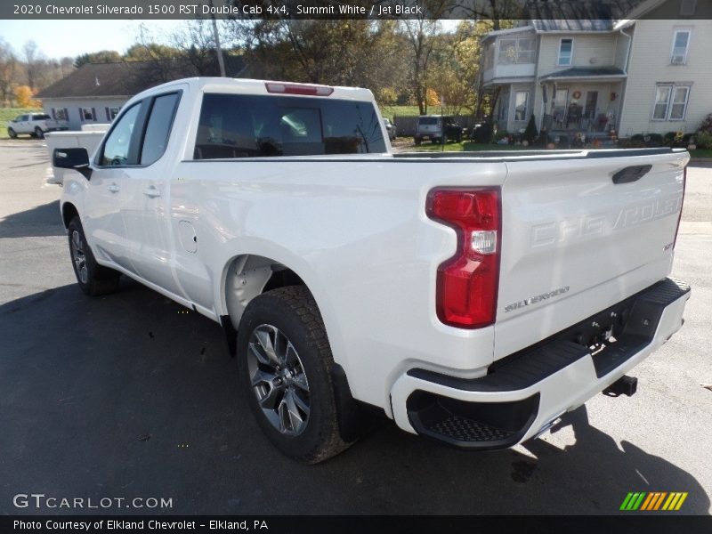 Summit White / Jet Black 2020 Chevrolet Silverado 1500 RST Double Cab 4x4