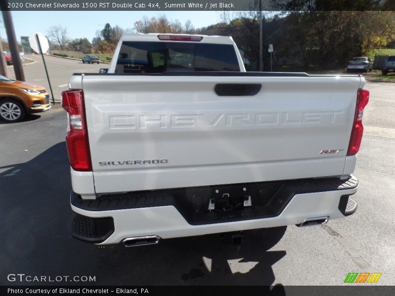 Summit White / Jet Black 2020 Chevrolet Silverado 1500 RST Double Cab 4x4