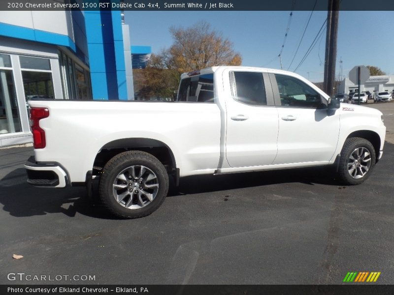 Summit White / Jet Black 2020 Chevrolet Silverado 1500 RST Double Cab 4x4