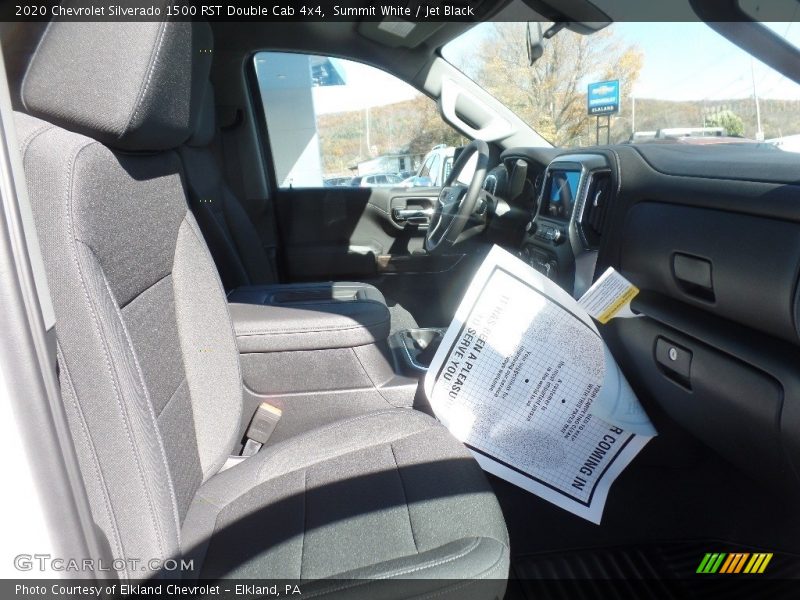 Summit White / Jet Black 2020 Chevrolet Silverado 1500 RST Double Cab 4x4