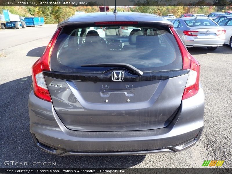 Modern Steel Metallic / Black 2019 Honda Fit LX