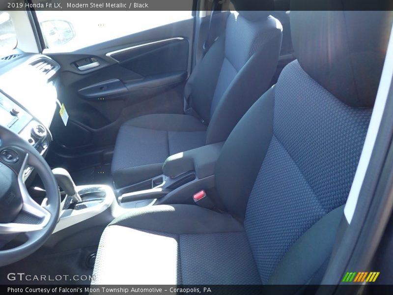 Modern Steel Metallic / Black 2019 Honda Fit LX
