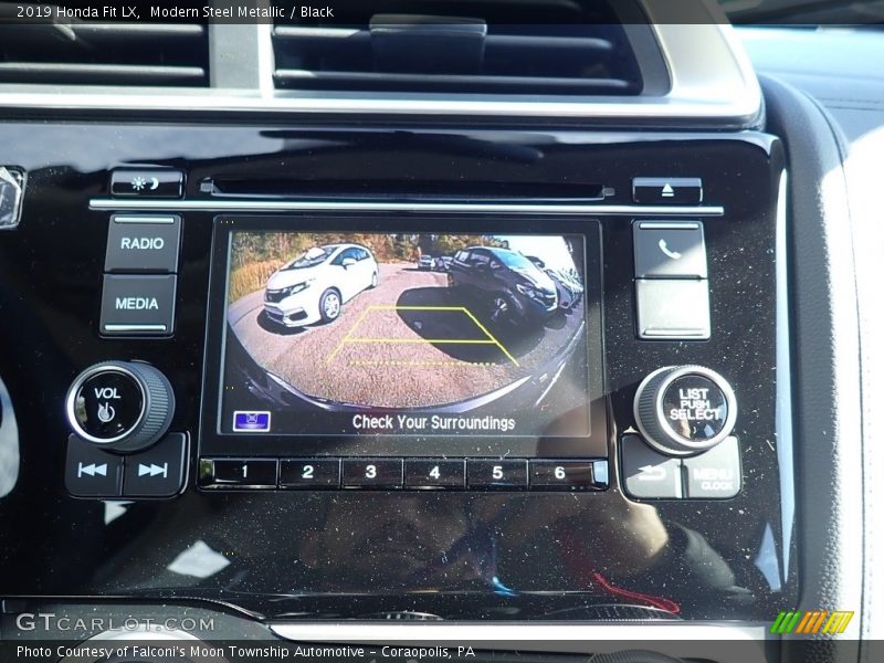 Modern Steel Metallic / Black 2019 Honda Fit LX