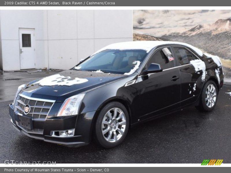 Black Raven / Cashmere/Cocoa 2009 Cadillac CTS 4 AWD Sedan