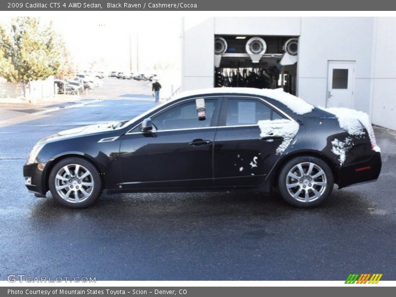Black Raven / Cashmere/Cocoa 2009 Cadillac CTS 4 AWD Sedan