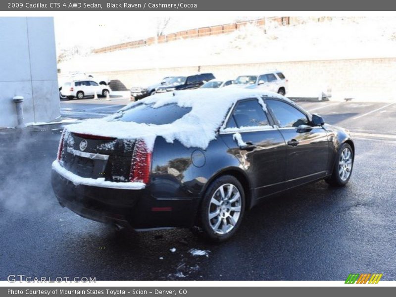 Black Raven / Cashmere/Cocoa 2009 Cadillac CTS 4 AWD Sedan
