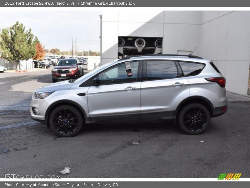 Ingot Silver / Chromite Gray/Charcoal Black 2019 Ford Escape SE 4WD
