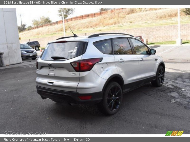 Ingot Silver / Chromite Gray/Charcoal Black 2019 Ford Escape SE 4WD
