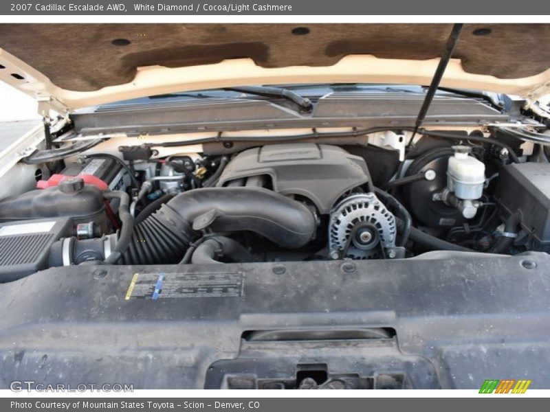 White Diamond / Cocoa/Light Cashmere 2007 Cadillac Escalade AWD