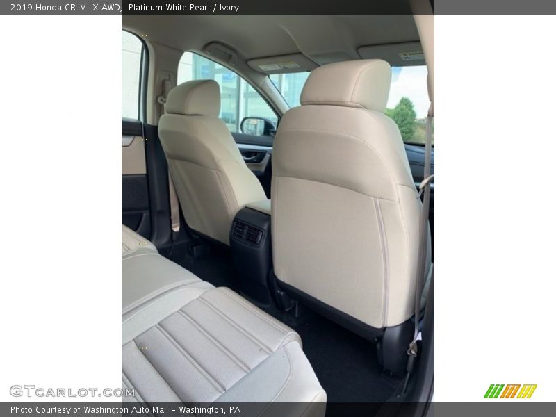 Platinum White Pearl / Ivory 2019 Honda CR-V LX AWD