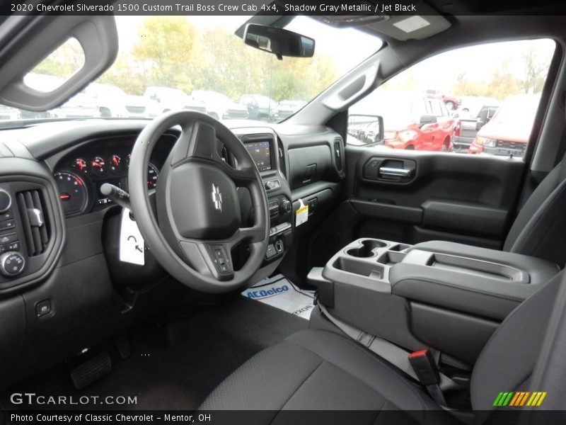  2020 Silverado 1500 Custom Trail Boss Crew Cab 4x4 Jet Black Interior