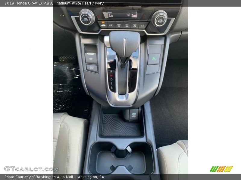 Platinum White Pearl / Ivory 2019 Honda CR-V LX AWD