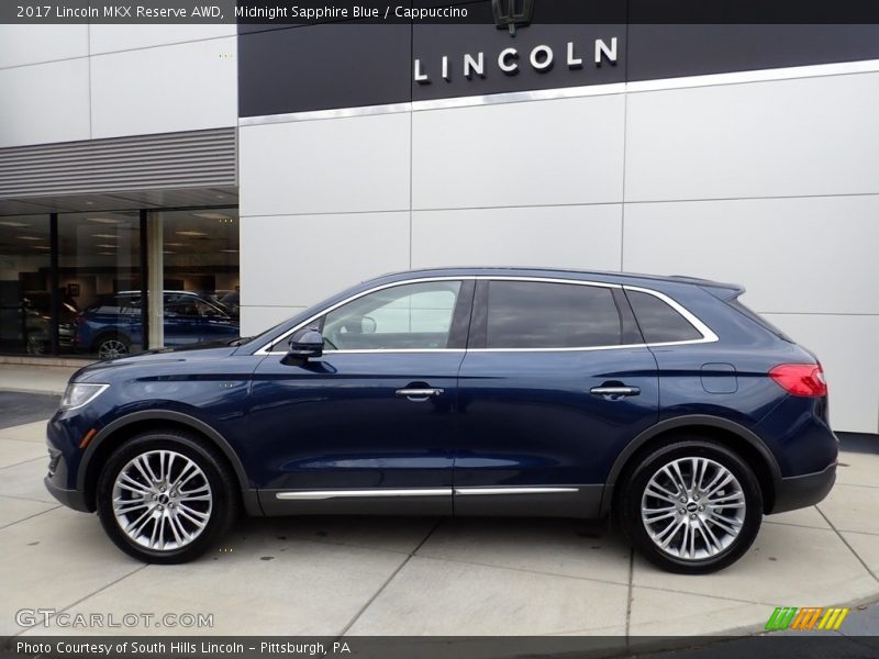 Midnight Sapphire Blue / Cappuccino 2017 Lincoln MKX Reserve AWD