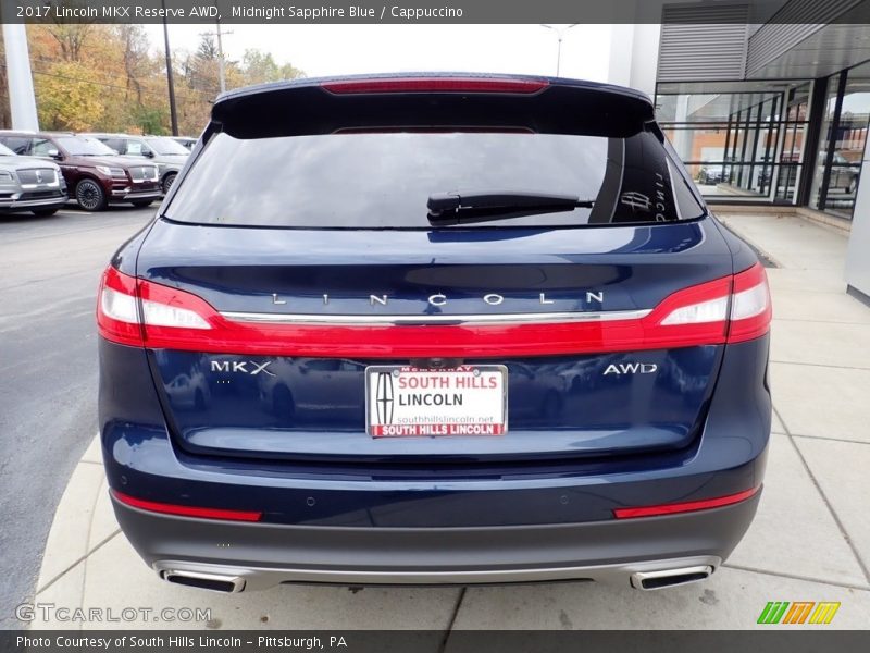 Midnight Sapphire Blue / Cappuccino 2017 Lincoln MKX Reserve AWD
