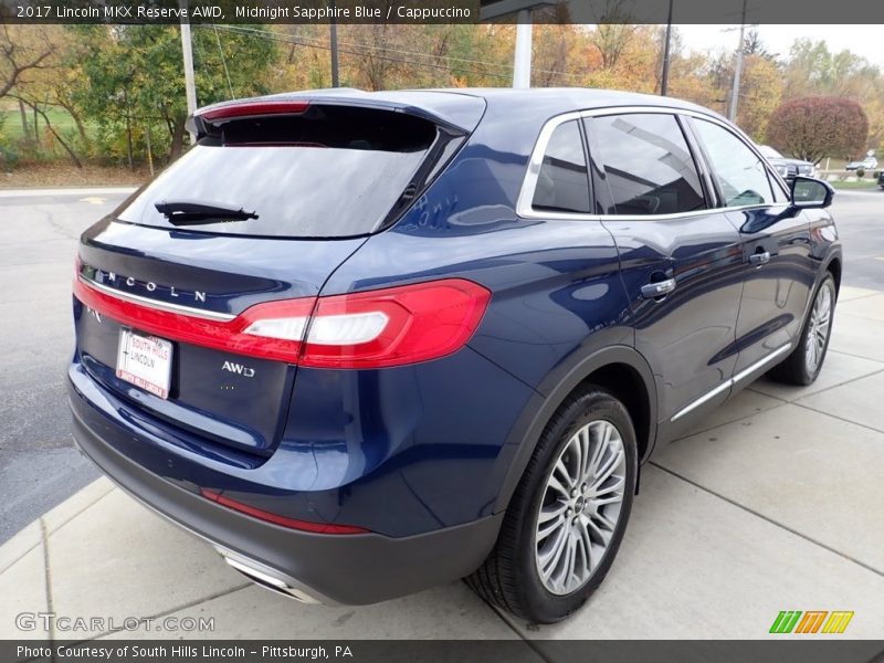 Midnight Sapphire Blue / Cappuccino 2017 Lincoln MKX Reserve AWD